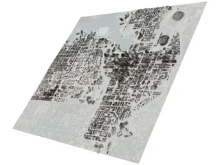 Baltimore City 3D Model preview