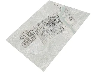 Austin City 3D Model preview