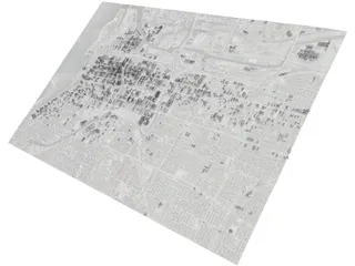 Milwaukee City 3D Model preview