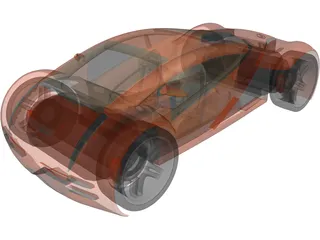 Lexus CS 2054 3D Model preview