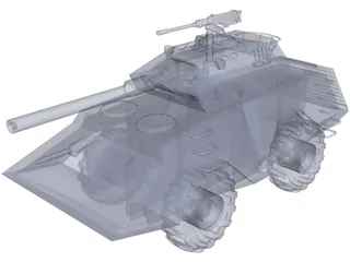 Japan Seibu Police Armored Car 3D Model preview