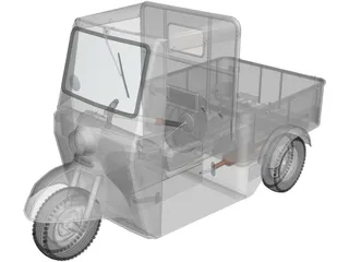 Tricycle 3D Model preview