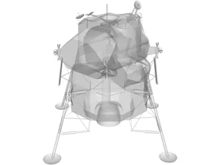 Apollo 11 Lunar Module 3D Model preview