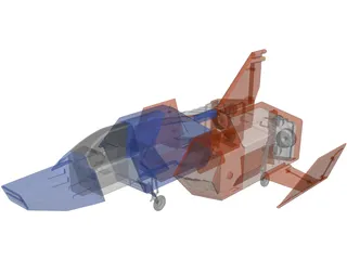 Core Fighter 3D Model preview
