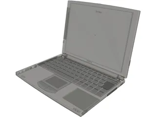 Laptop Sony 3D Model preview