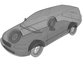 Volvo C70 Wagon (2004) 3D Model preview