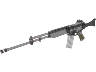 K2 Rifle 3D Model preview