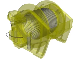 Winch 3D Model preview