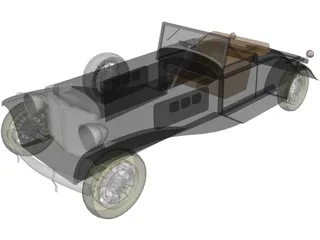 Roadster 3D Model preview
