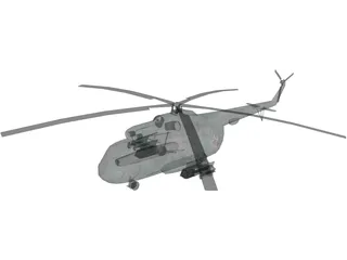 Mil Mi-8 Hip 3D Model preview