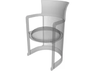 Chair Dinning Room 3D Model preview