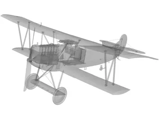 Fokker R7 3D Model preview