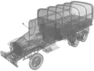 GMC Cckw 353 3D Model preview