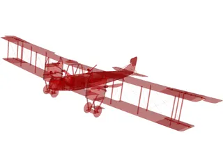 Gotha G.IV 3D Model preview