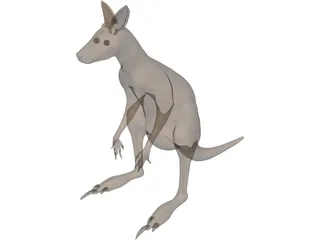 Kangaroo 3D Model preview