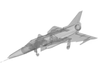 IAI Kfir C7 3D Model preview