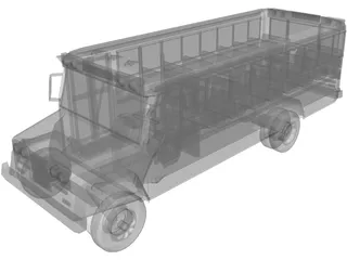 Bus 3D Model preview