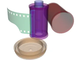 Kodak Film 3D Model preview