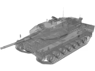 Leopard II 3D Model preview