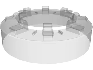 Base Colomn 3D Model preview