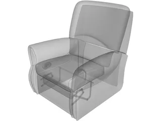 Lounger 3D Model preview
