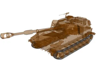 M-109 3D Model preview