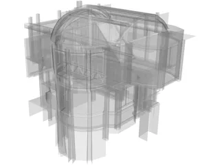 Interior House 3D Model preview