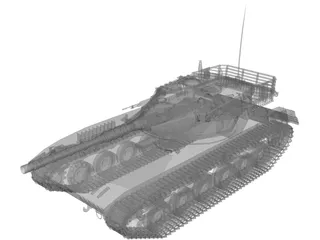 Merkava 3D Model preview
