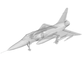 Dassault Mirage Delta 2000 3D Model preview