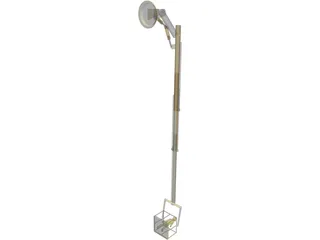 One Man Cherrypicker 3D Model preview