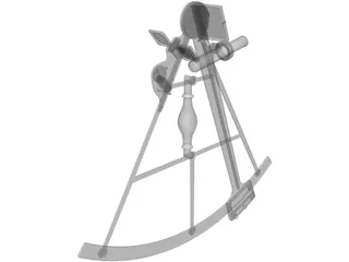 Sextant 3D Model preview