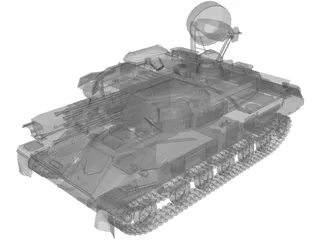 ZSU-23-4M Shilka 3D Model preview