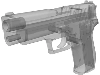 Sig Auer P-226 3D Model preview