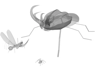 Insects 3D Model preview