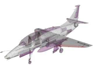 A-4 Skyhawk (Two Seat) 3D Model preview