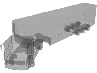 Truck 3D Model preview
