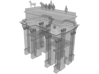 Arco de la Pieche 3D Model preview