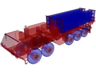 THAAD 3D Model preview