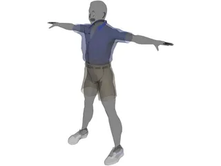 Man 3D Model preview