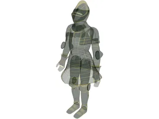 Armored Archduke Ferdinand II 3D Model preview