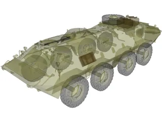 BTR-70 3D Model preview