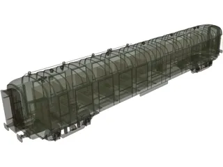 Goods Van 3D Model preview