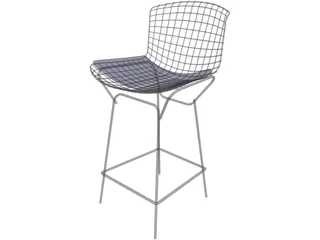 Bertoia Stool 3D Model preview