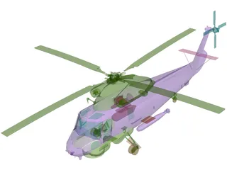 Kaman SH-2F Seasprite 3D Model preview