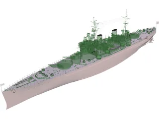 King George V 3D Model preview