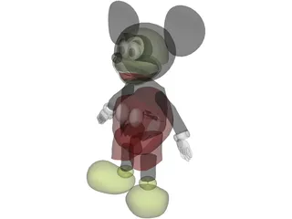 Mickey Mouse 3D Model preview