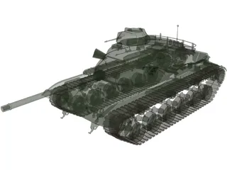 M60 A3 3D Model preview