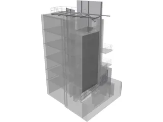 Ennio Building 3D Model preview
