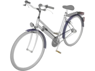 Bicycle 3D Model preview