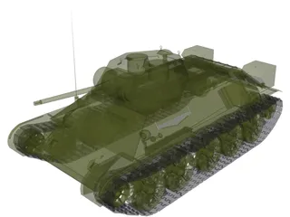 T-34 3D Model preview